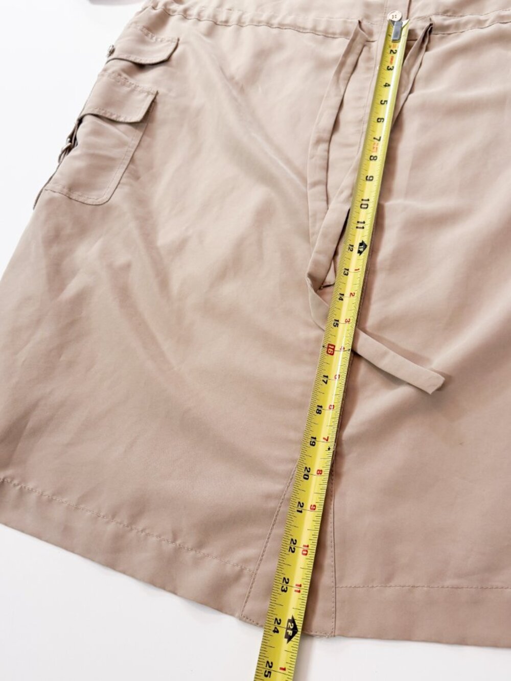 Calvin Klein Plus Size 18W Utility Shirt Dress Khaki NWT Workwear Minimalist - Picture 12 of 15